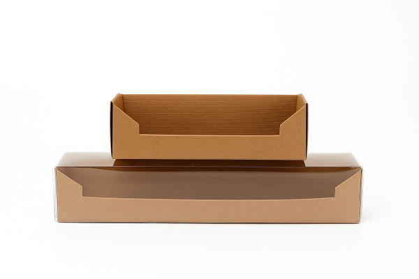 Pralinenverpackung-3 Trüffel- hellbraun